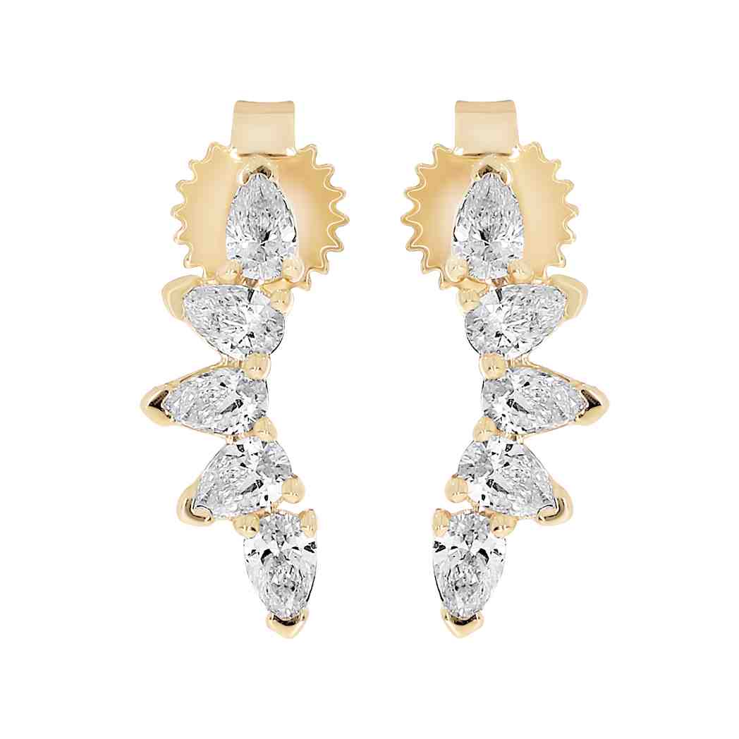 Pear Shape Stud Earring ER22231A